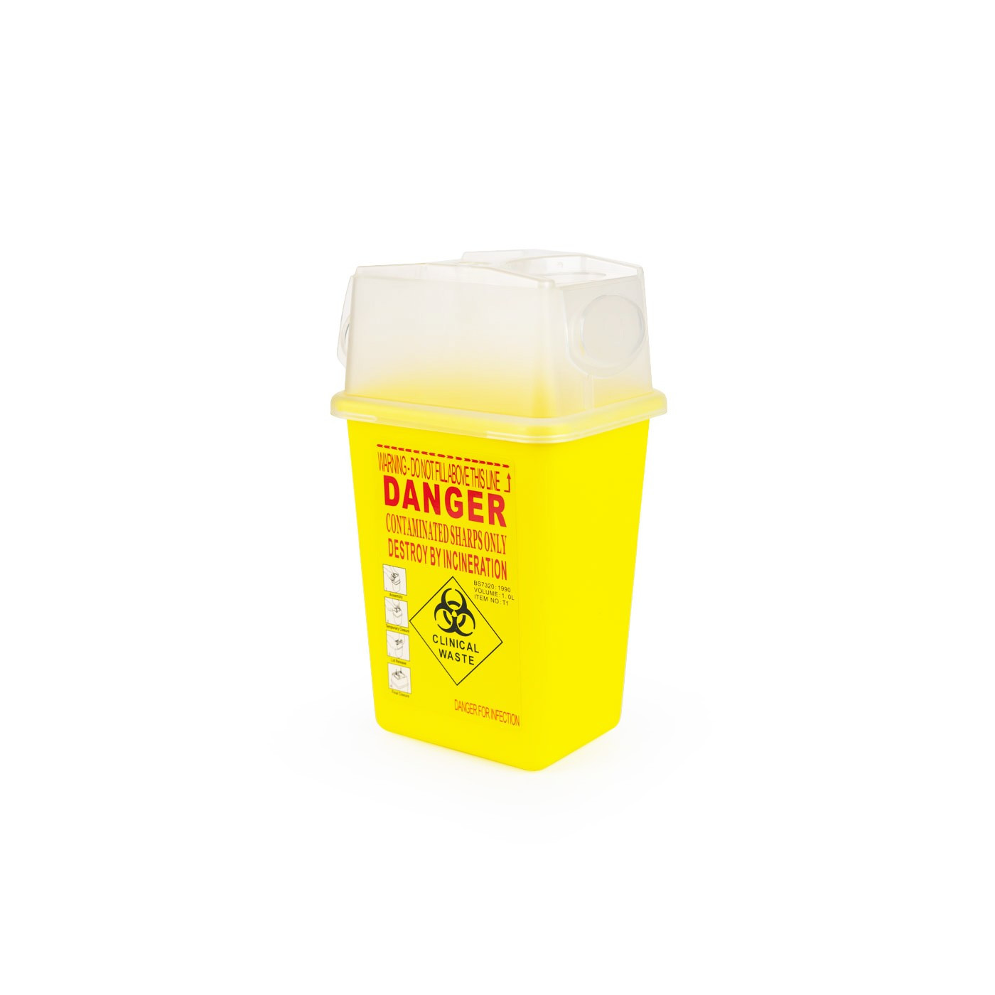 Pojemnik na odpady 1L / 5L Pojemnik na odpady 1L / 5L