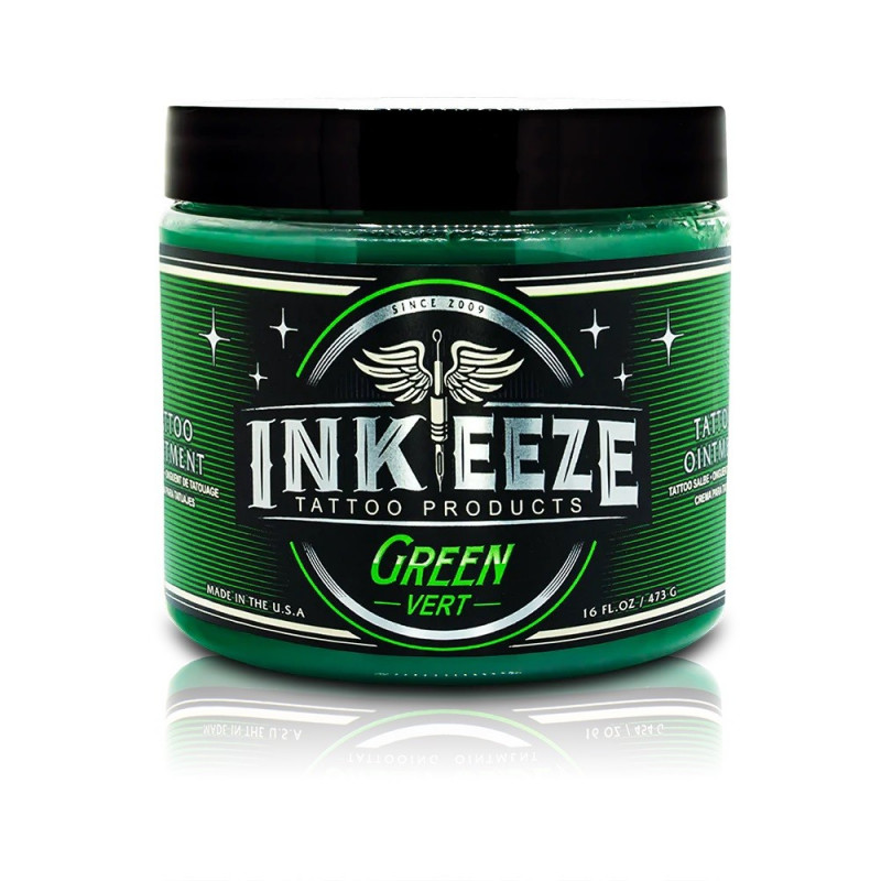 Inkeeze Green Vert Glide Tattoo Ointment 480ml