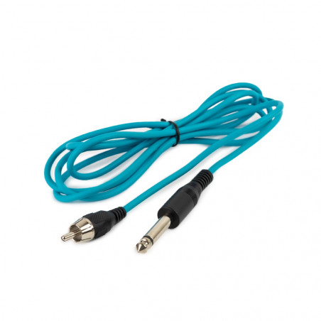 Kabel Silicone RCA 1.8m - Blue