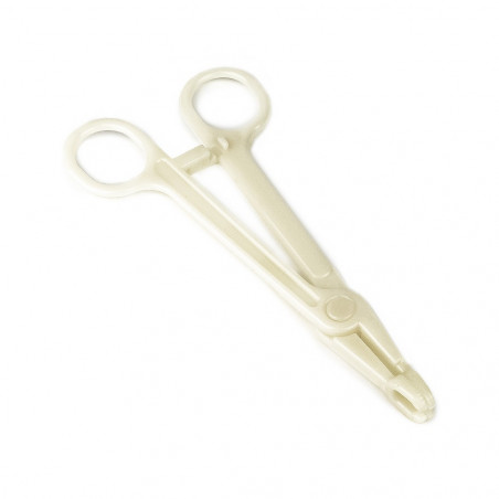 Disposable forceps sterile round open