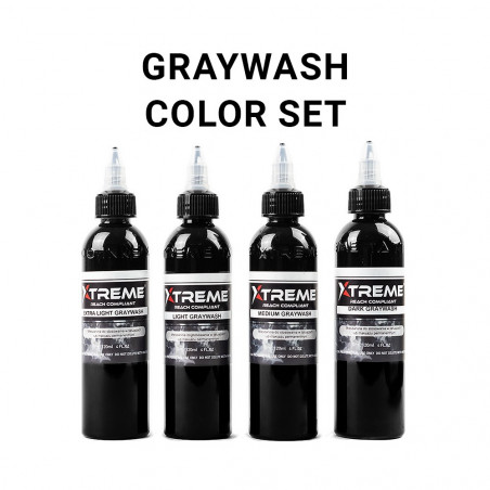 Xtreme Ink - Graywash Set - 4x120ml