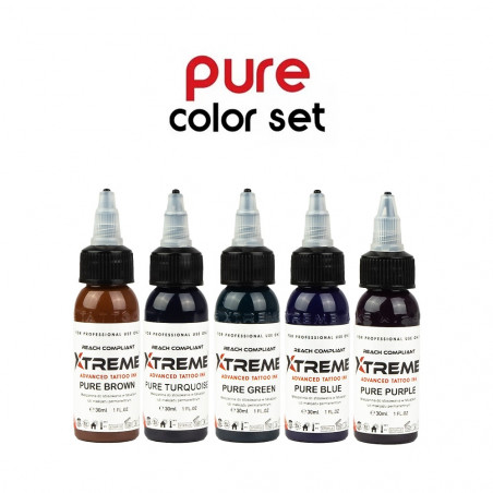 Xtreme Ink - Pure Color Set - 5x30ml