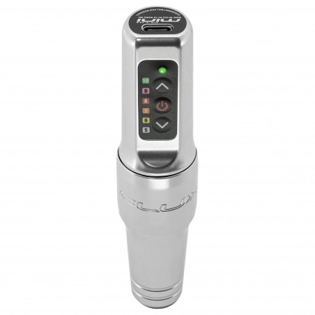 Microbeau Flux Mini - Wireless Permanent Makeup Machine 3.0 mm + Extra Battery Pack - Silver Microbeau Flux Mini - Wireless Permanent Makeup Machine 3.0 mm + Extra Battery Pack - Silver