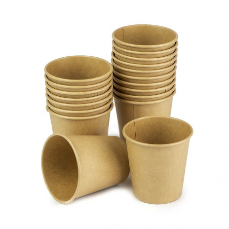 Paper cups for water Bio Kraft 50ml - 50pcs