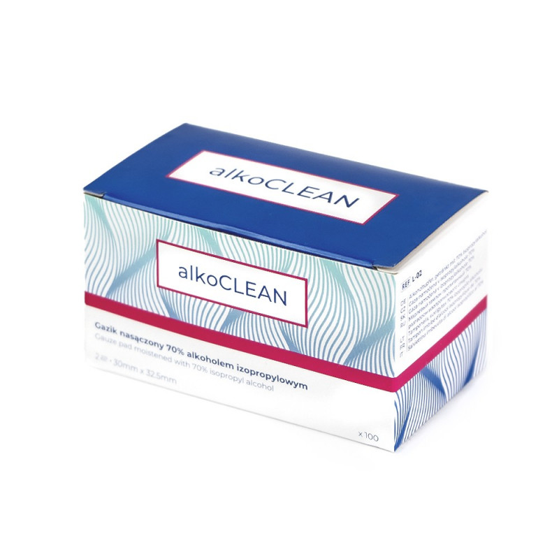 Sterile swabs to disinfect the skin before the procedure - 100pcs