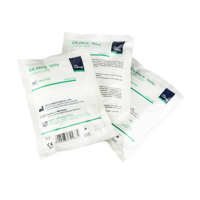 Dry ice - cold compress for laser treatments - 100g