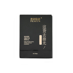 Pilaten Matting paper for the face Black - 100pcs