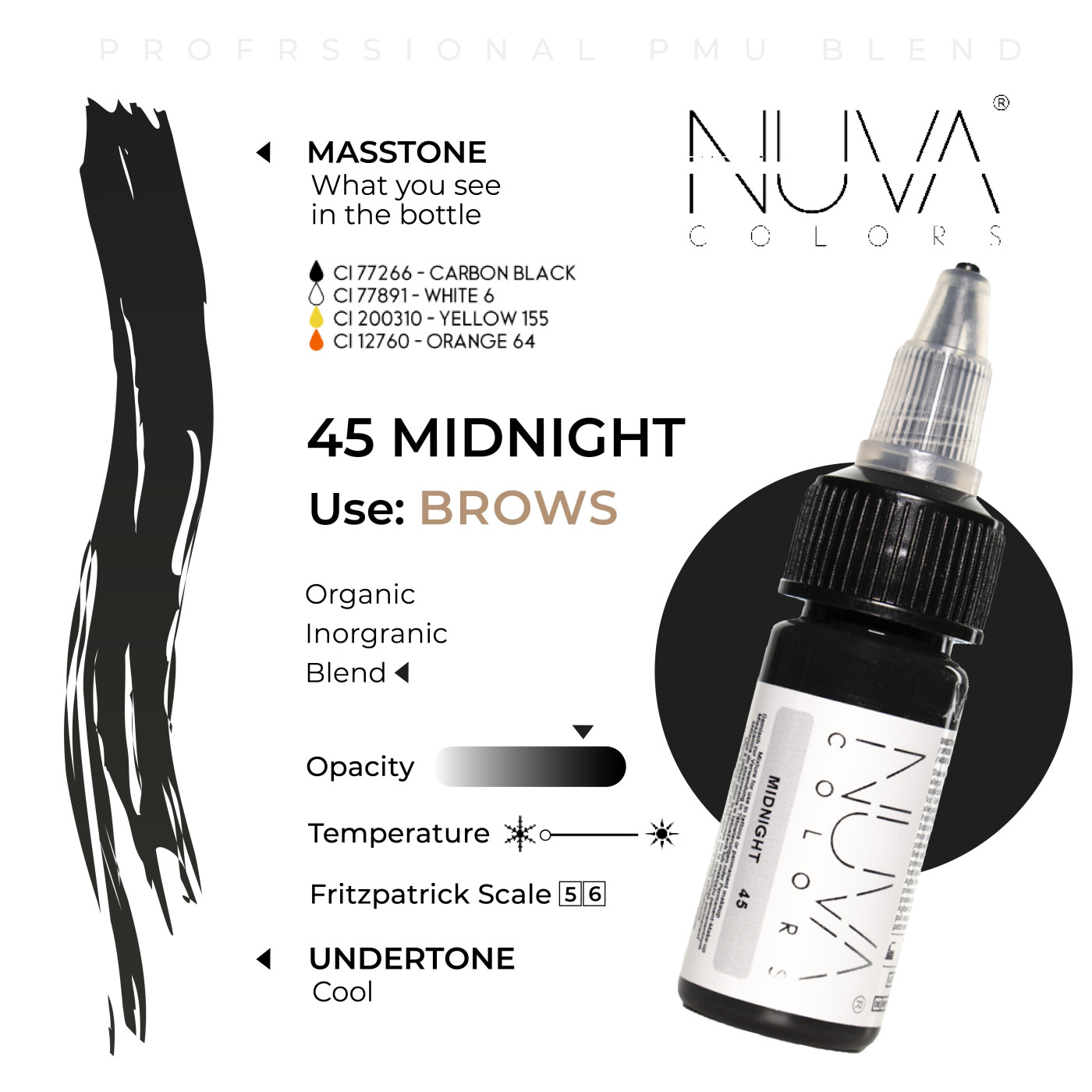 Nuva Colors - 45 Midnight - 15ml (Reach 2023 Nuva Colors - 45 Midnight - 15ml (Reach 2023