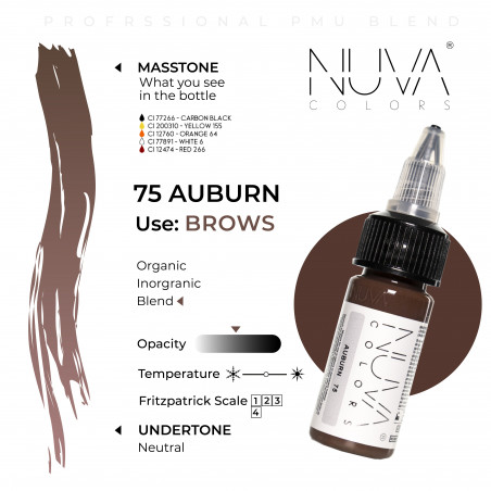 Nuva Colors - 75 Auburn - 15ml (Reach 2023