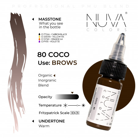 Nuva Colors - 80 Coco - 15ml (Reach 2023