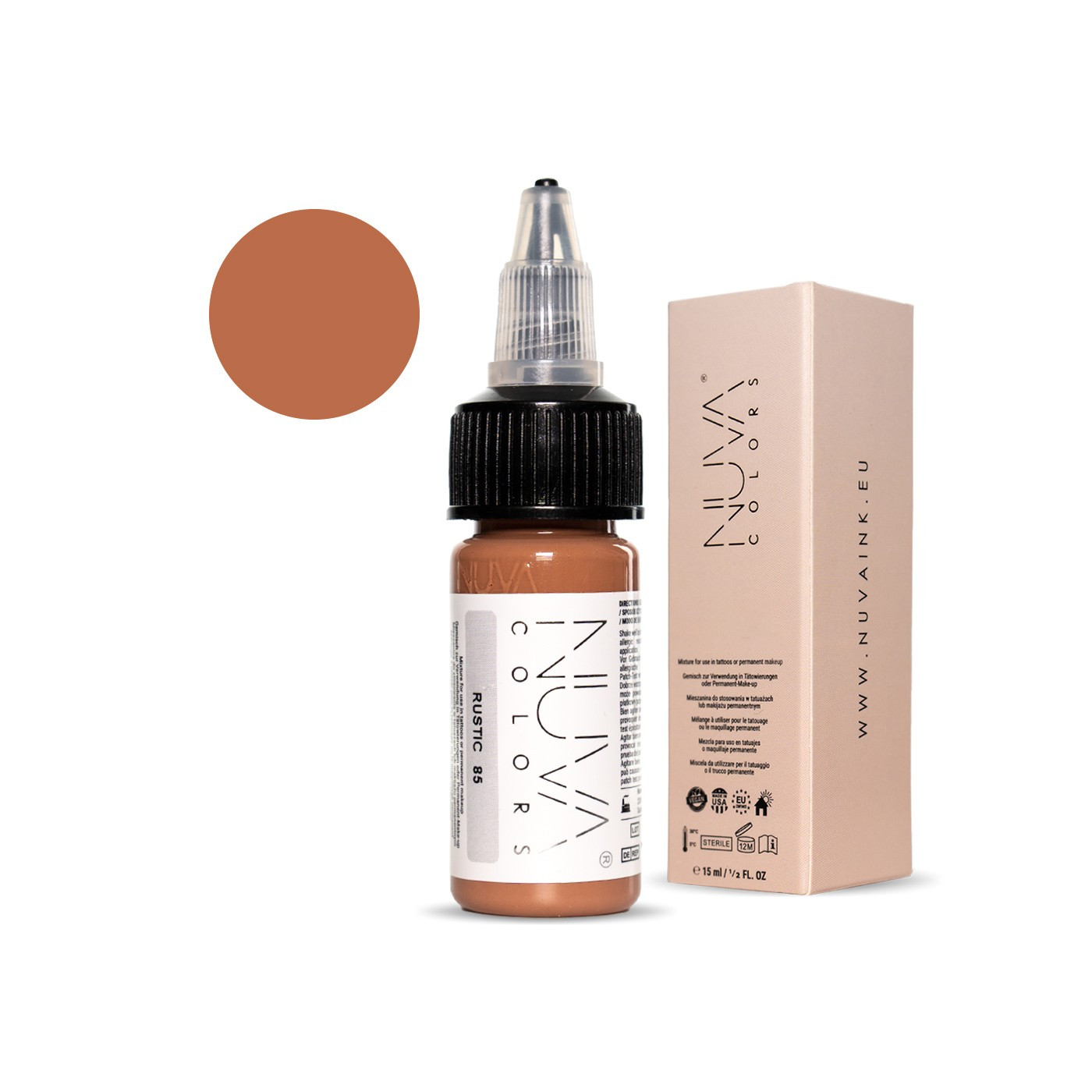 Nuva Colors - 85 Rustic - 15ml (Reach 2023 Nuva Colors - 85 Rustic - 15ml (Reach 2023