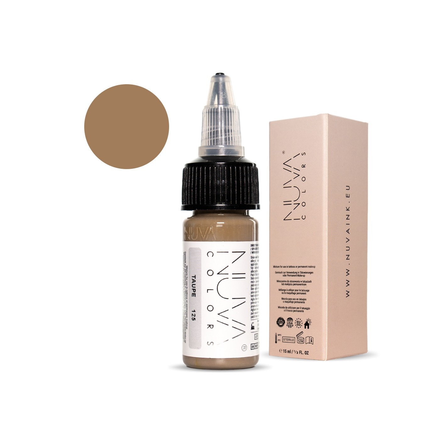 Nuva Colors - 125 Taupe - 15ml (Reach 2023 Nuva Colors - 125 Taupe - 15ml (Reach 2023
