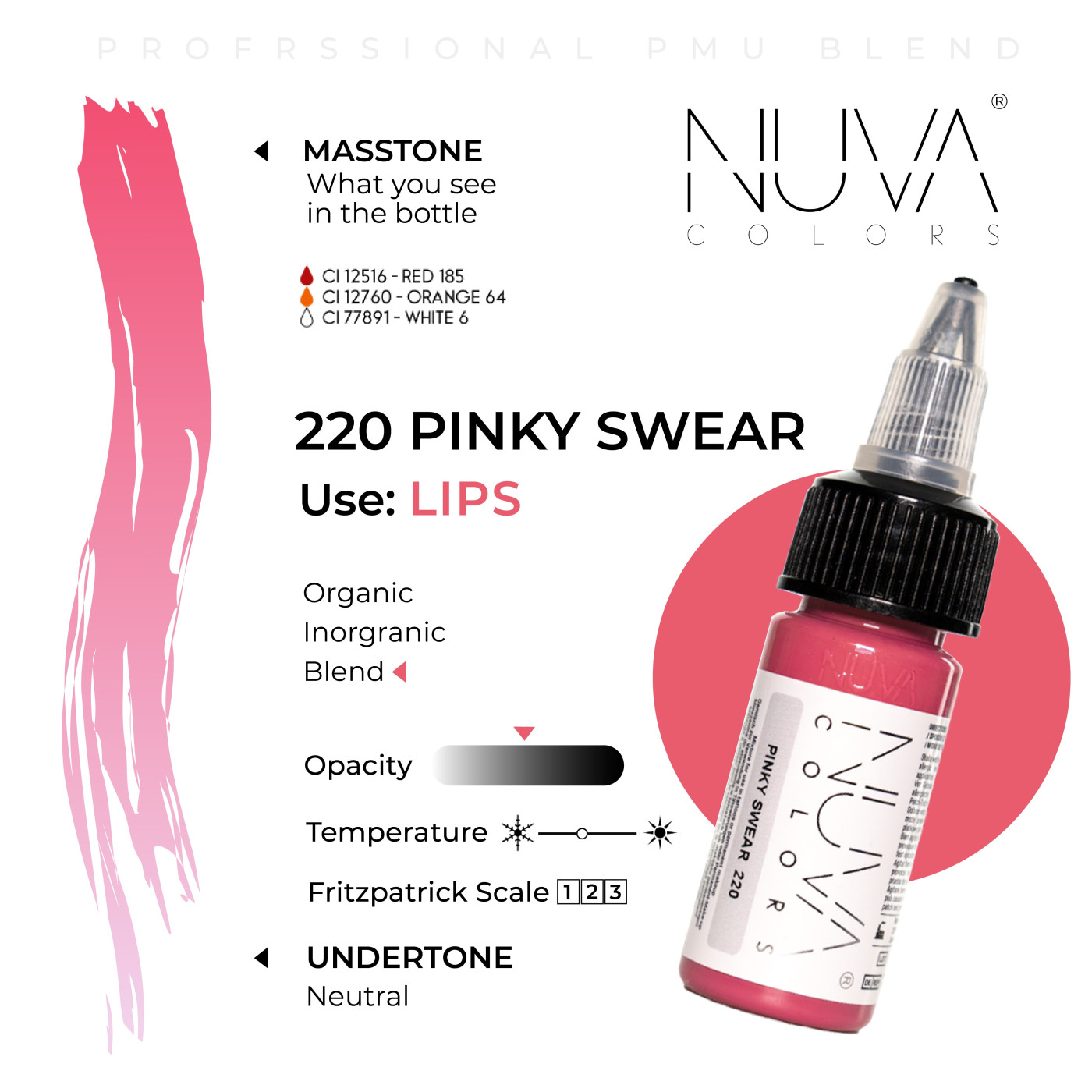 Nuva Colors - 220 Pinky Swear - 15ml (Reach 2023 Nuva Colors - 220 Pinky Swear - 15ml (Reach 2023