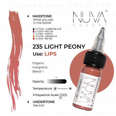 Nuva Colors - 235 Light Peony - 15ml (Reach 2023