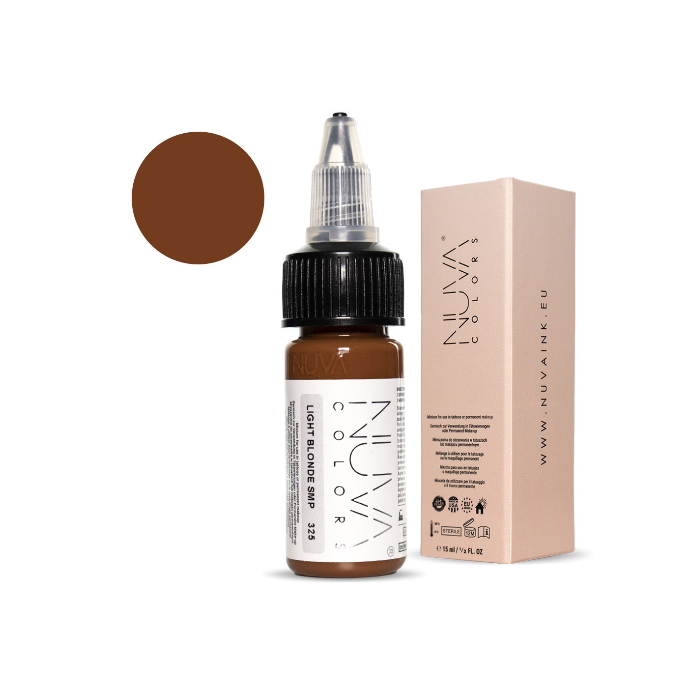 Nuva Colors - Smp - 325 Light Blonde - 15ml (Reach 2023 Nuva Colors - Smp - 325 Light Blonde - 15ml (Reach 2023