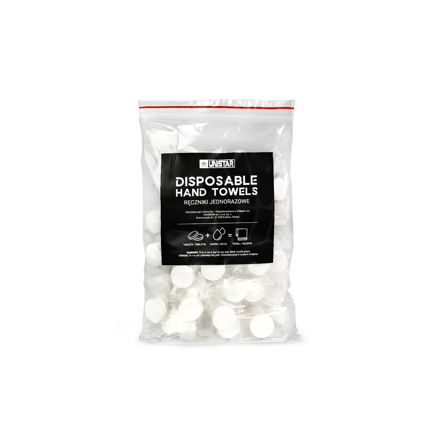 Disposable hand towels box of 100 pcs
