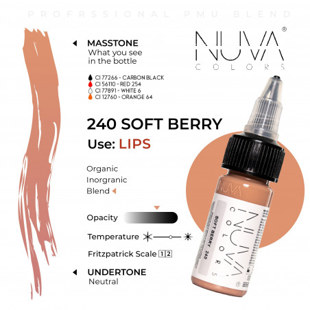 Nuva Colors - 240 Soft Berry - 15ml (Reach 2023