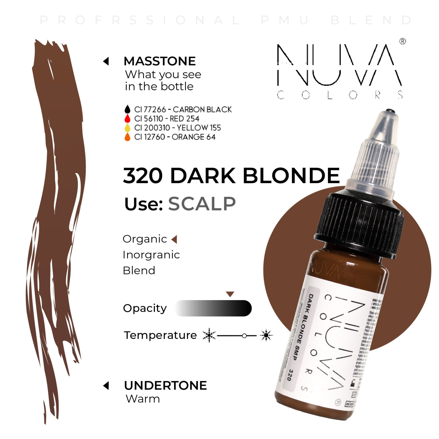 Nuva Colors - Smp - 320 Dark Blonde - 15ml (Reach 2023 Nuva Colors - Smp - 320 Dark Blonde - 15ml (Reach 2023