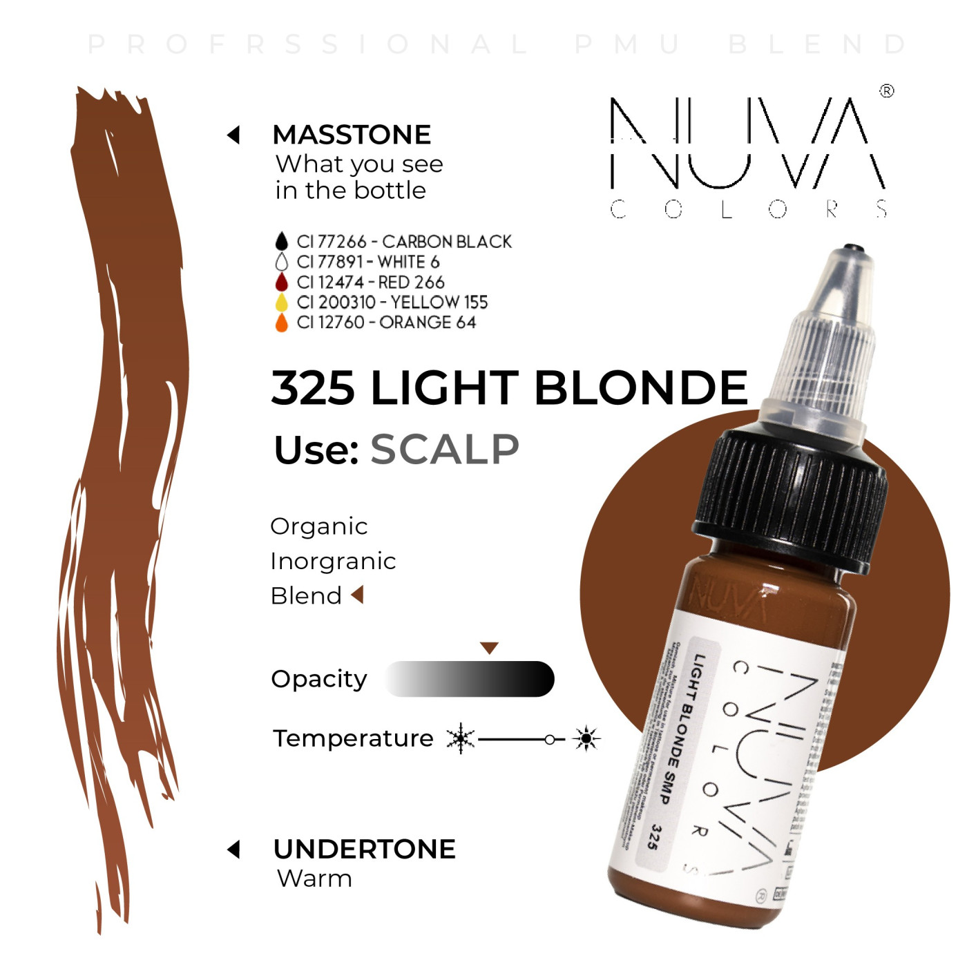 Nuva Colors - Smp - 325 Light Blonde - 15ml (Reach 2023 Nuva Colors - Smp - 325 Light Blonde - 15ml (Reach 2023
