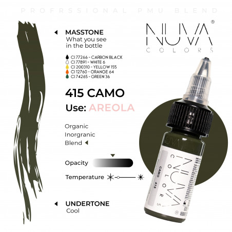 Nuva Colors - Areola - 415 Camo - 15ml (Reach 2023