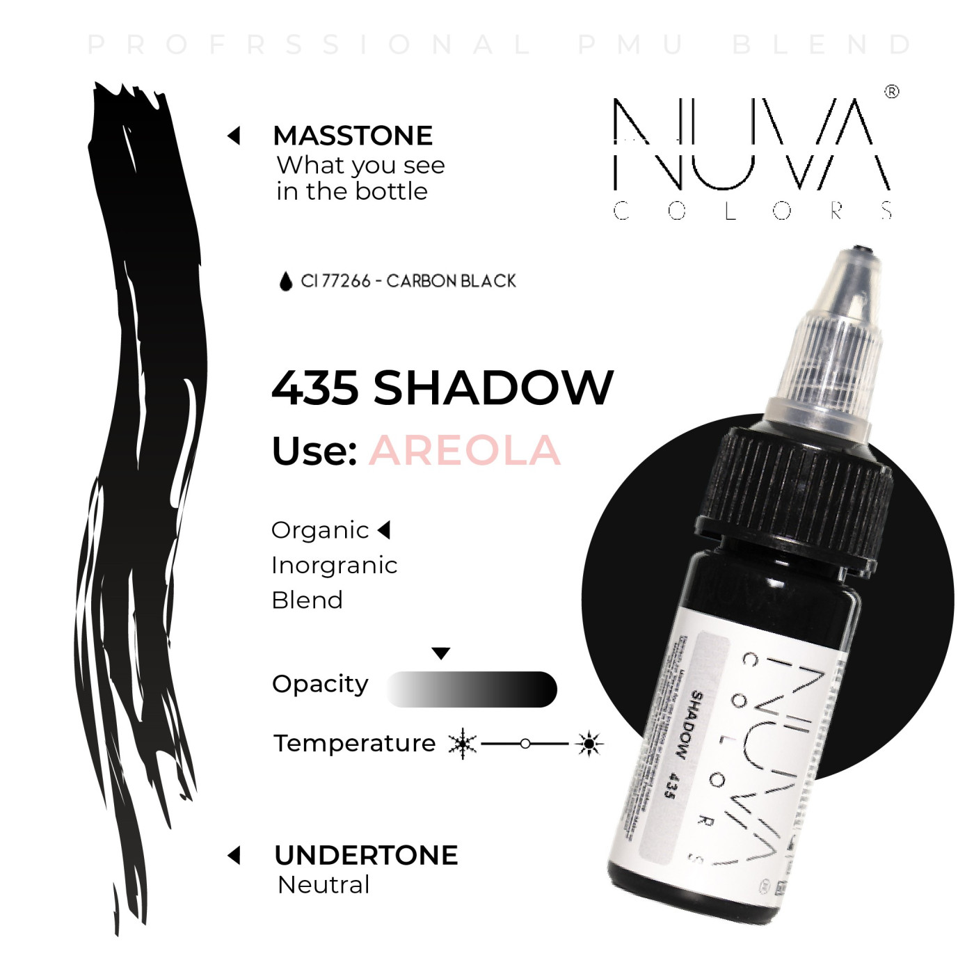 Nuva Colors - Areola - 435 Shadow - 15ml (Reach 2023 Nuva Colors - Areola - 435 Shadow - 15ml (Reach 2023
