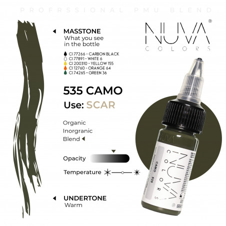 Nuva Colors - Scar - 535 Camo - 15ml (Reach 2023