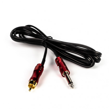 Kabel RCA Cord Flat 1.8m - Black/Red