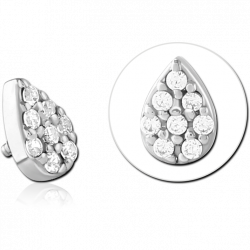 Teardrop with zircons -...