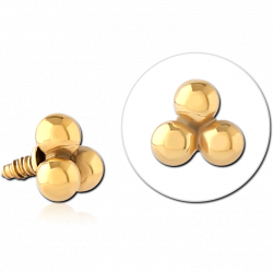 Triangle - threaded pins -...