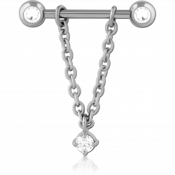 Barbell with zirconia -...