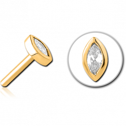 Eye with zirkons - push in...