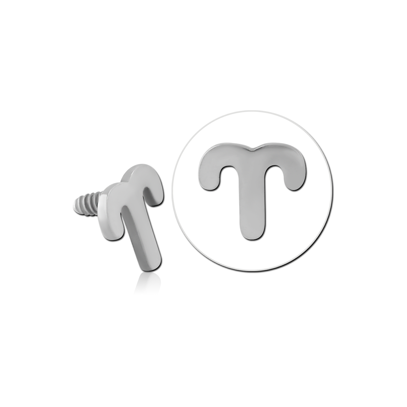 Aries - threaded pins - silver (1.2) Aries - threaded pins - silver (1.2)