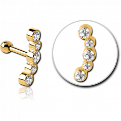 Arc of  balls with zircons...