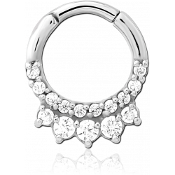 Circle with zircons - Nasal...