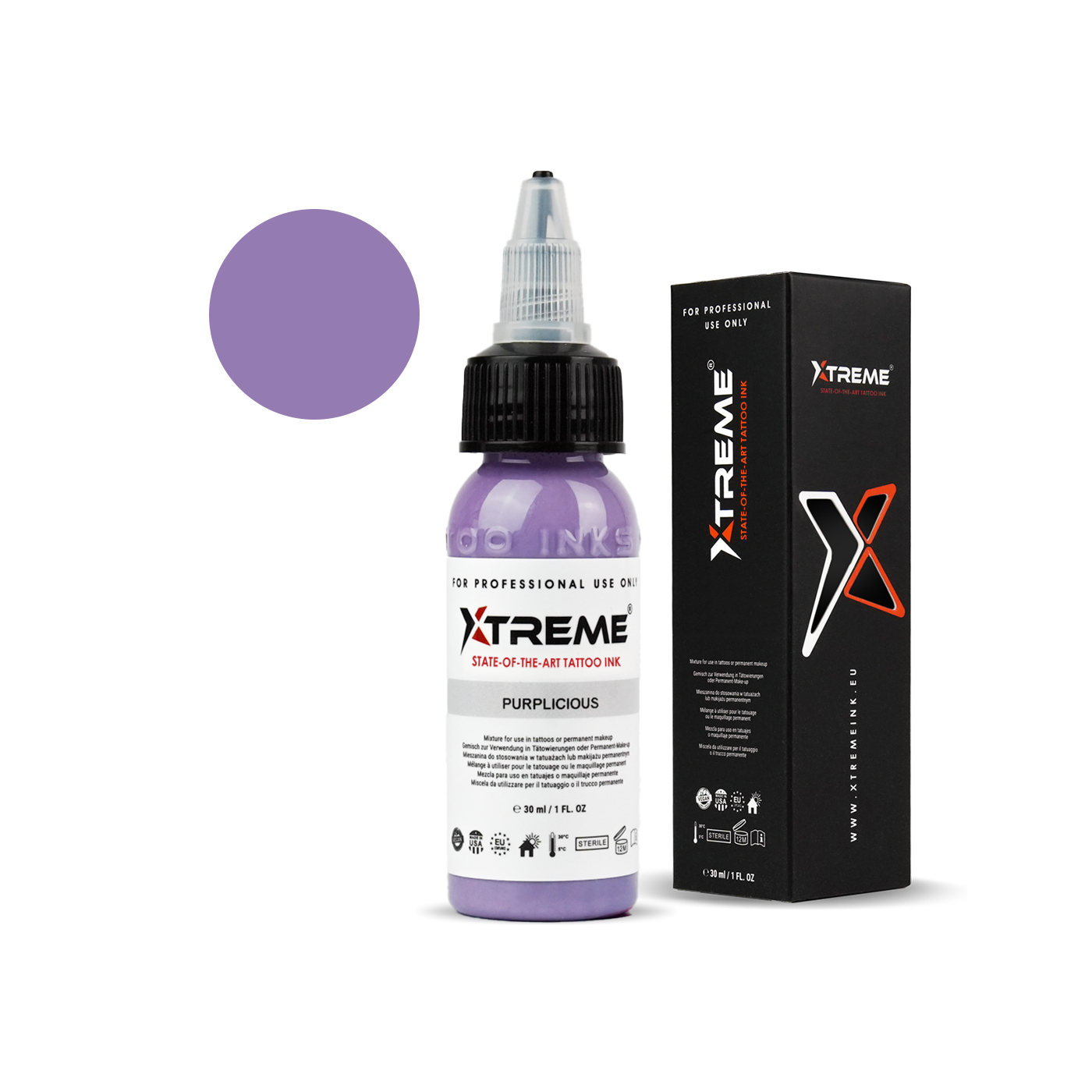 Xtreme Ink - Purplicious - 30ml (Reach Compliant) Xtreme Ink - Purplicious - 30ml (Reach Compliant)
