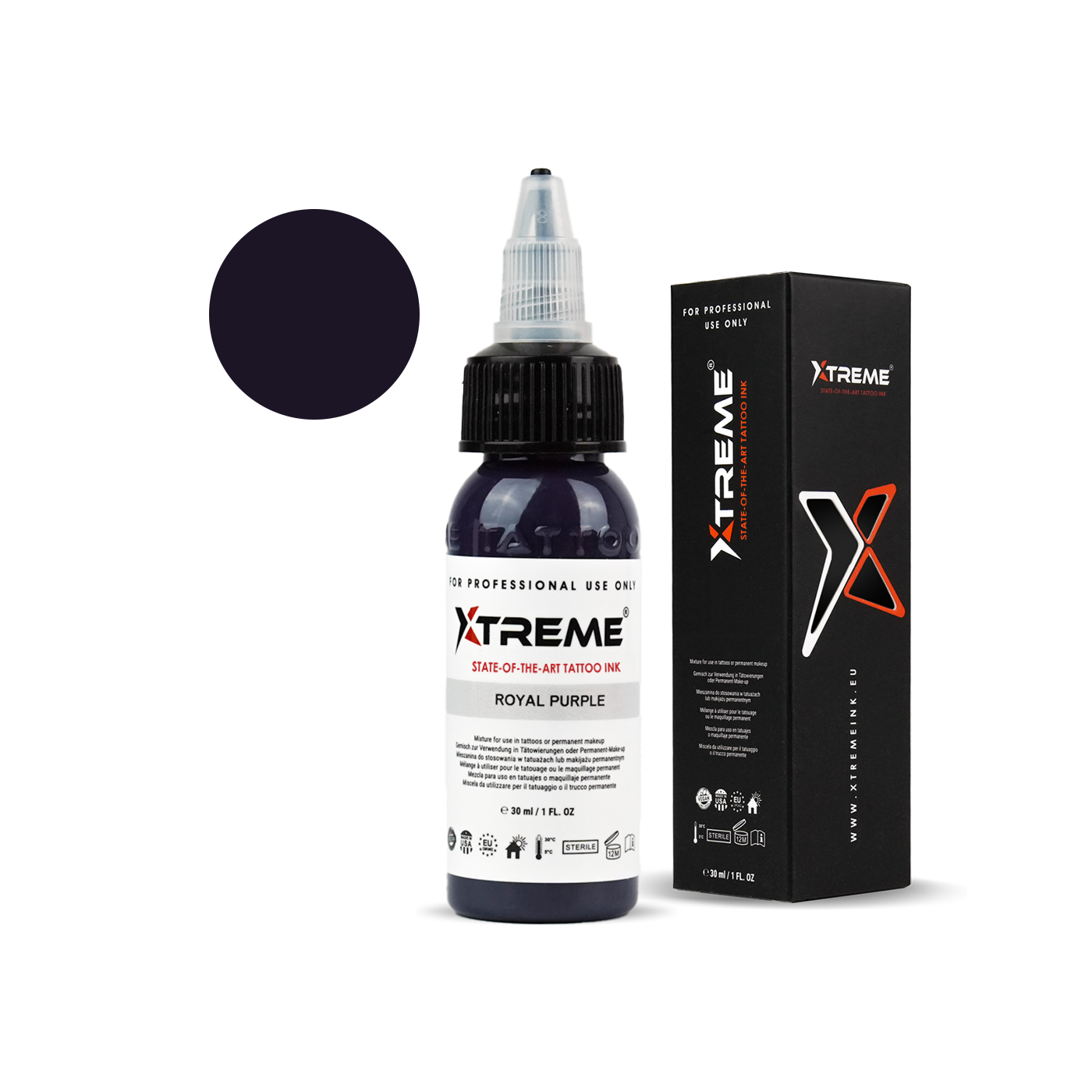Xtreme Ink - Royal Purple - 30ml (Reach Compliant) Xtreme Ink - Royal Purple - 30ml (Reach Compliant)