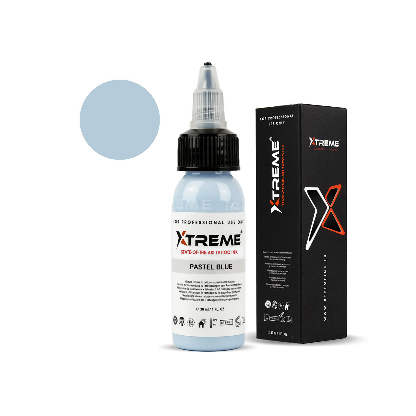 Xtreme Ink - Pastel Blue - 30ml (Reach Compliant) Xtreme Ink - Pastel Blue - 30ml (Reach Compliant)