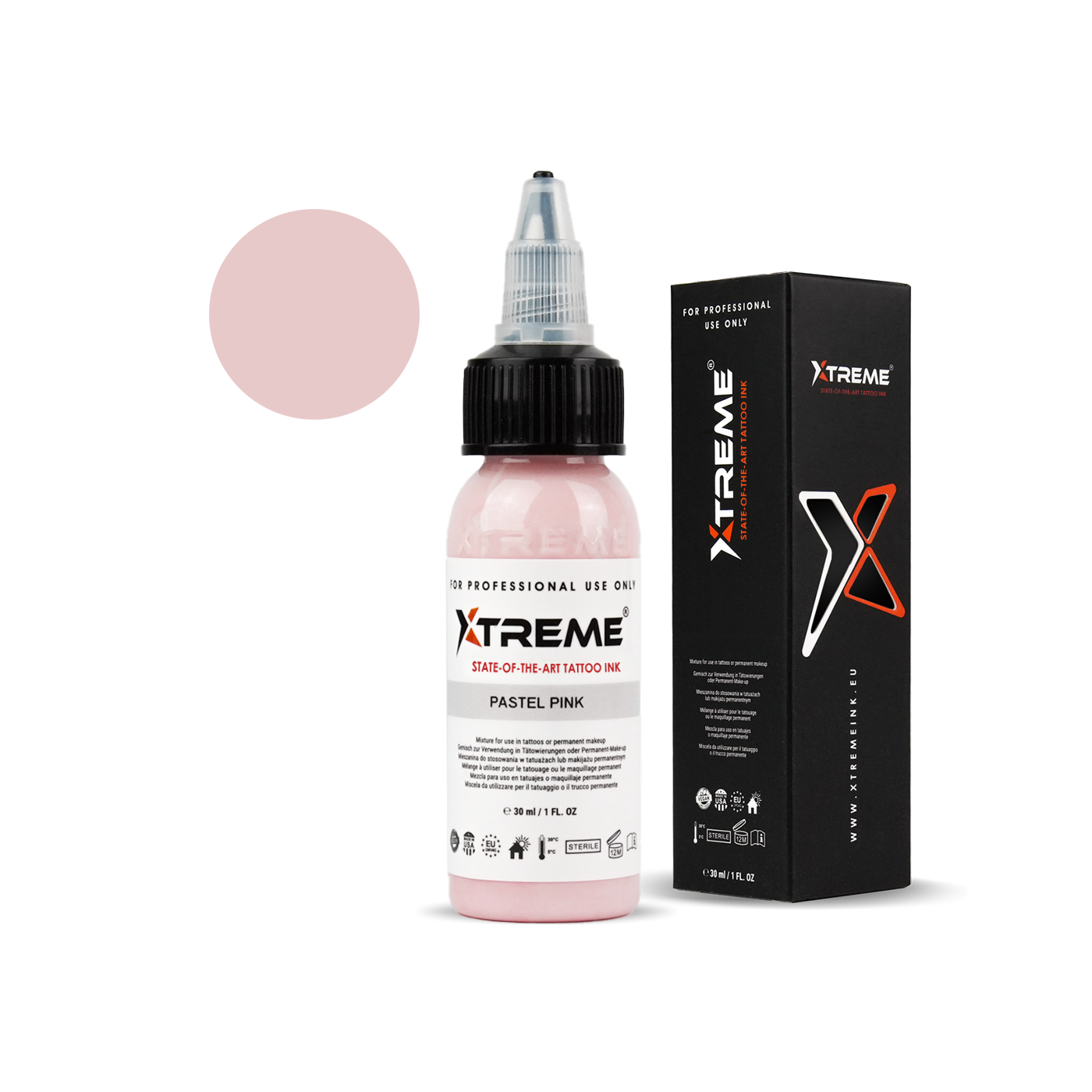 Xtreme Ink - Pastel Pink - 30ml (Reach Compliant) Xtreme Ink - Pastel Pink - 30ml (Reach Compliant)