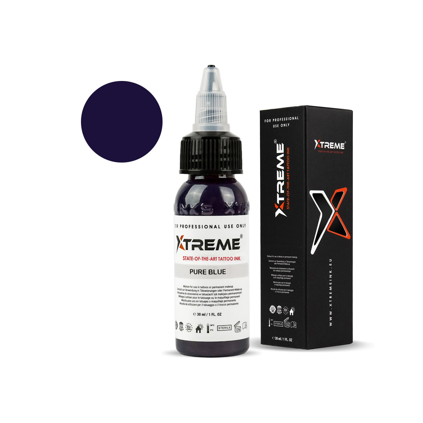 Xtreme Ink - Pure Blue - 30ml (Reach Compliant)
