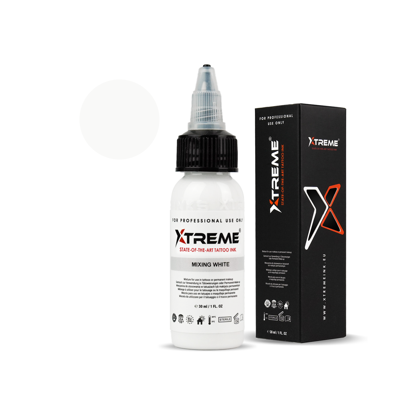 Xtreme Ink - Mixing White - 30ml (Reach Compliant) Xtreme Ink - Mixing White - 30ml (Reach Compliant)