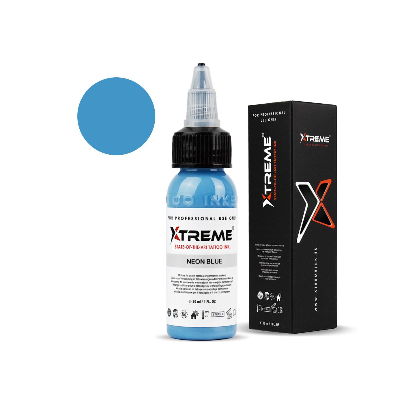 Xtreme Ink - Neon Blue - 30ml (Reach Compliant)