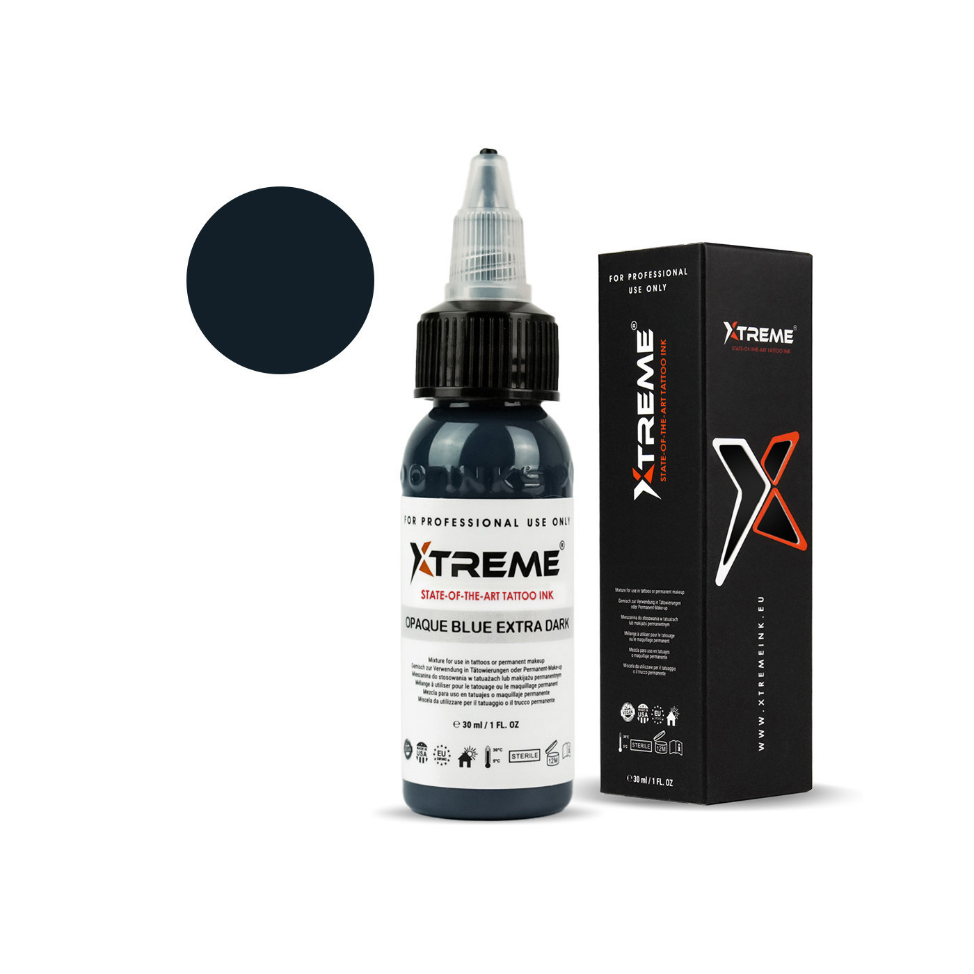 Xtreme Ink - Opaque Blue Extra Dark - 30ml (Reach Compliant) Xtreme Ink - Opaque Blue Extra Dark - 30ml (Reach Compliant)
