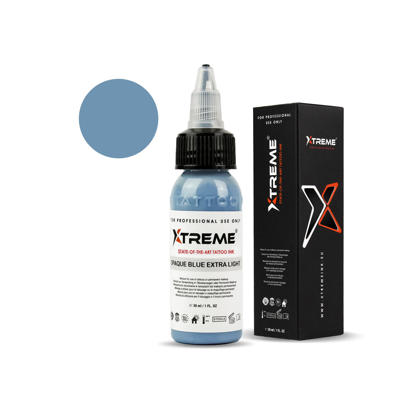 Xtreme Ink - Opaque Blue Extra Light - 30ml (Reach Compliant) Xtreme Ink - Opaque Blue Extra Light - 30ml (Reach Compliant)