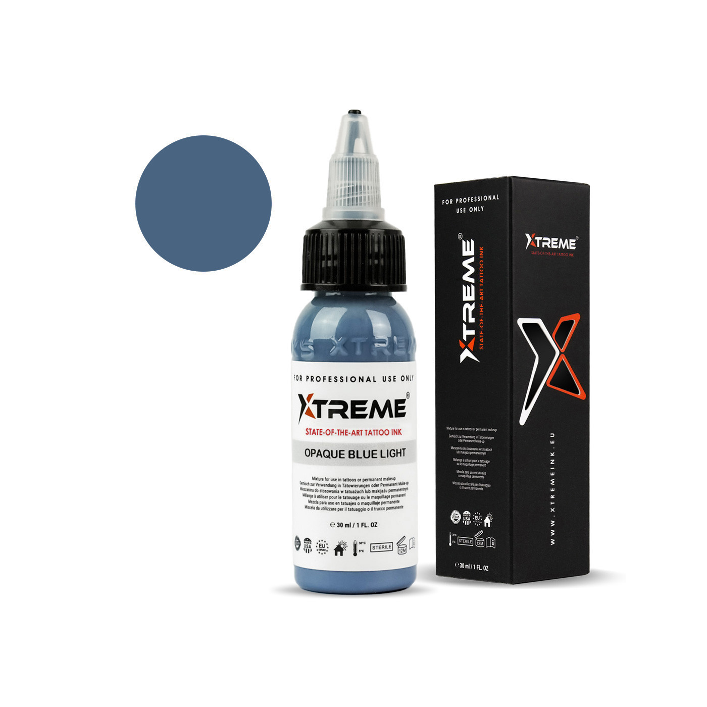 Xtreme Ink - Opaque Blue Light - 30ml (Reach Compliant) Xtreme Ink - Opaque Blue Light - 30ml (Reach Compliant)