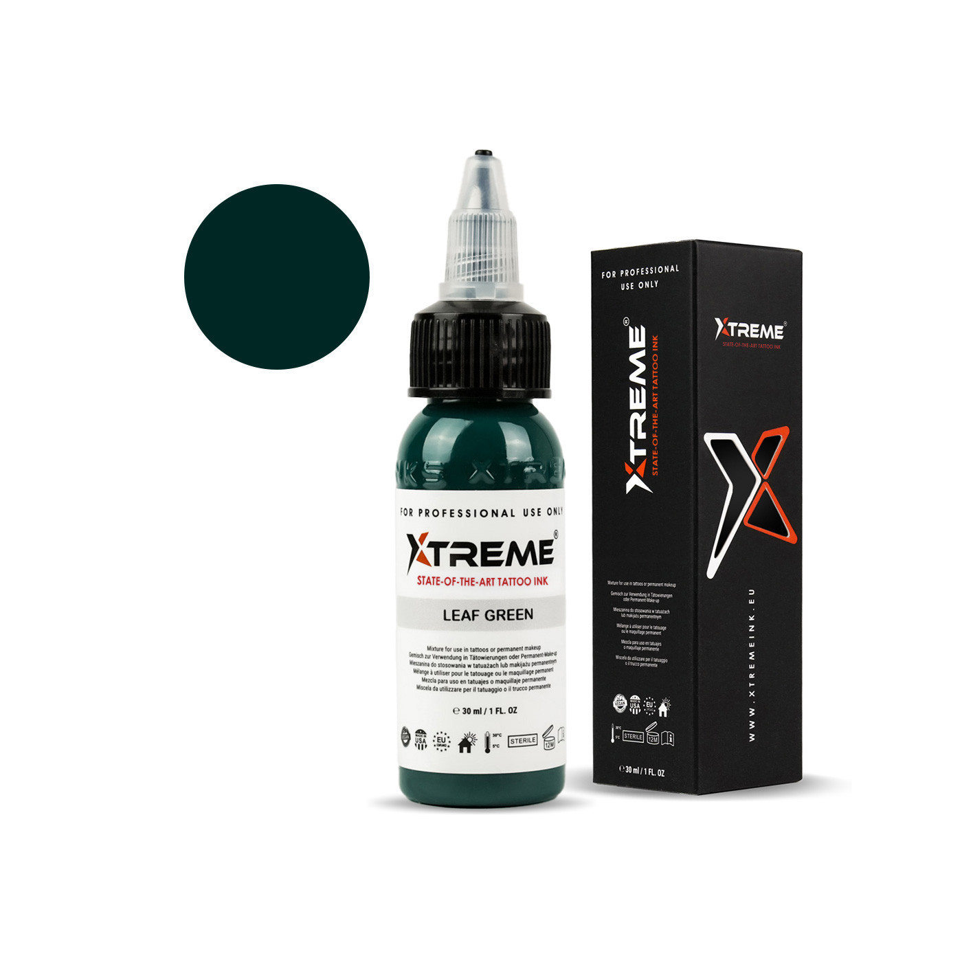 Xtreme Ink - Leaf Green - 30ml (Reach Compliant) Xtreme Ink - Leaf Green - 30ml (Reach Compliant)