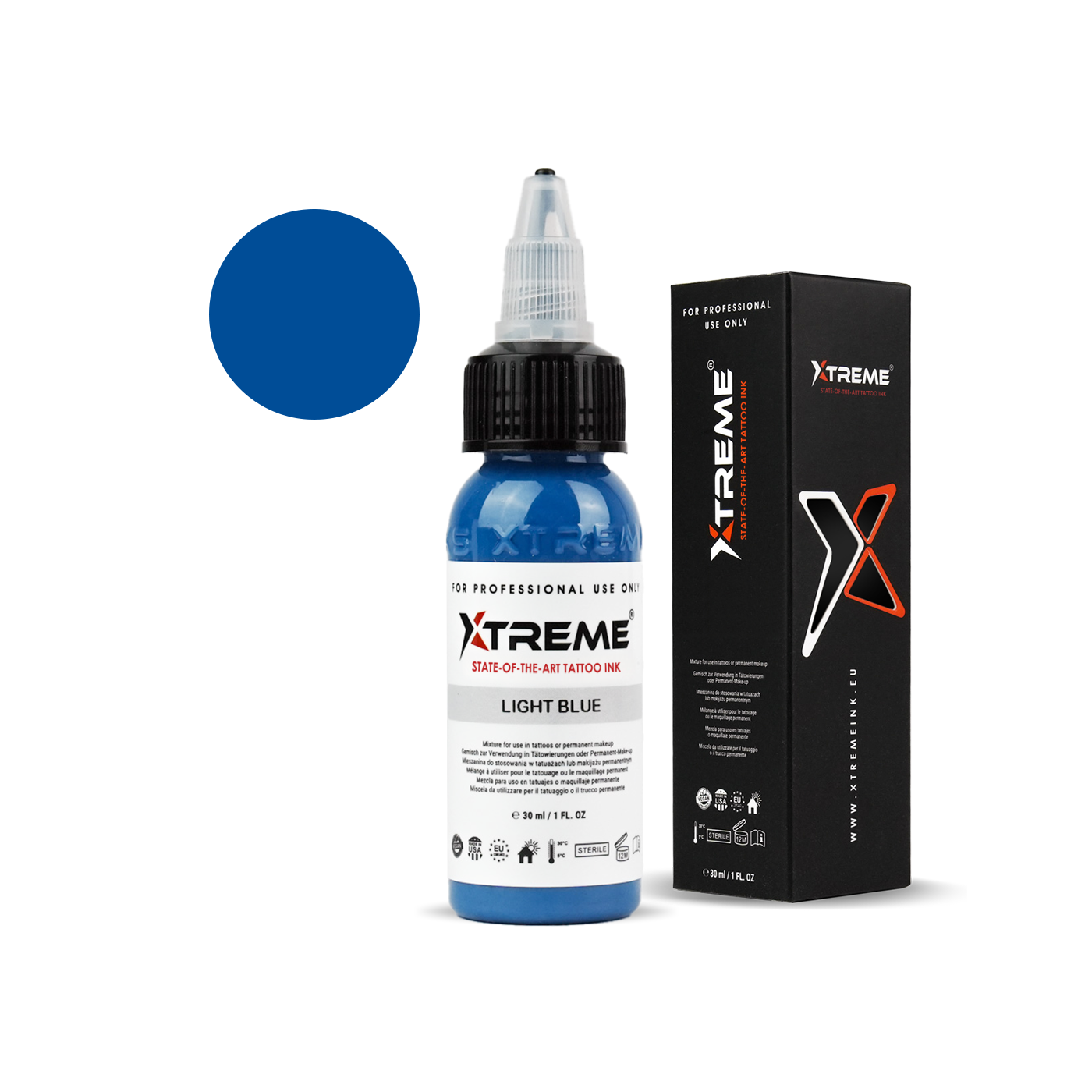 Xtreme Ink - Light Blue - 30ml (Reach Compliant) Xtreme Ink - Light Blue - 30ml (Reach Compliant)