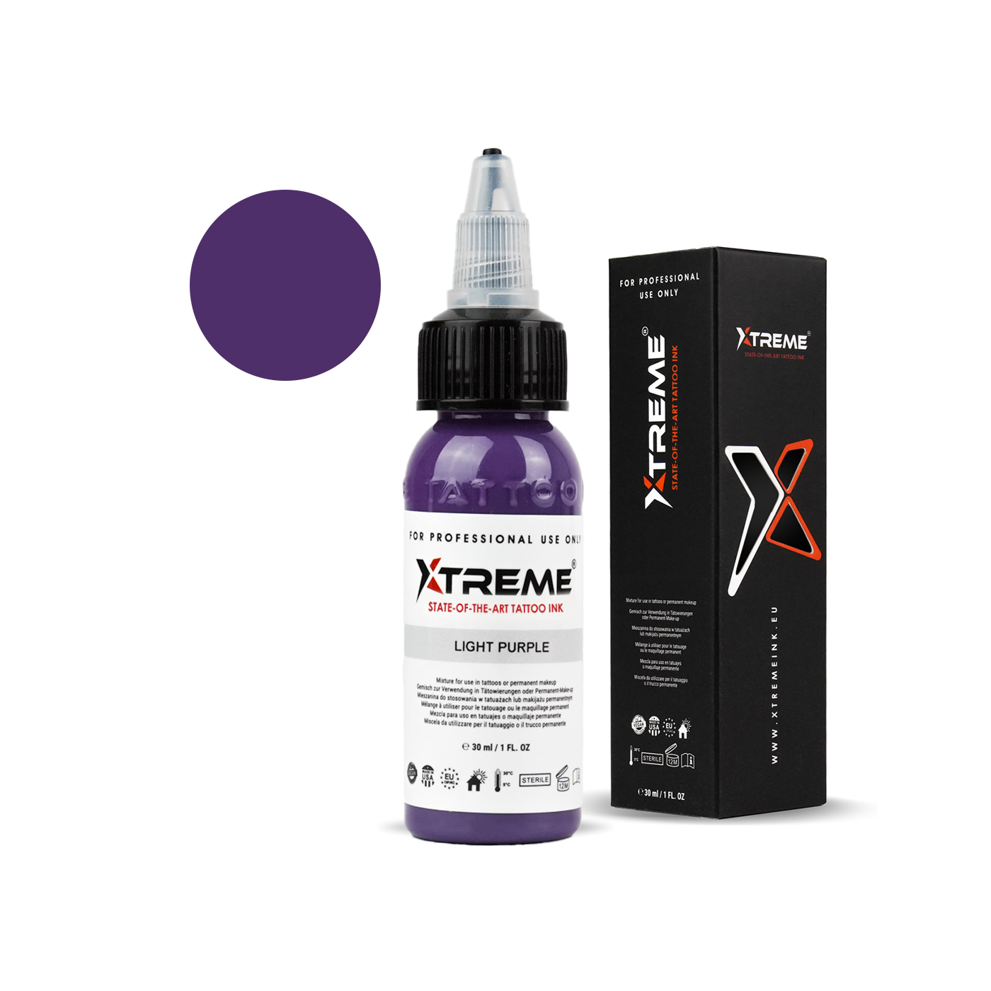 Xtreme Ink - Light Purple - 30ml (Reach Compliant) Xtreme Ink - Light Purple - 30ml (Reach Compliant)
