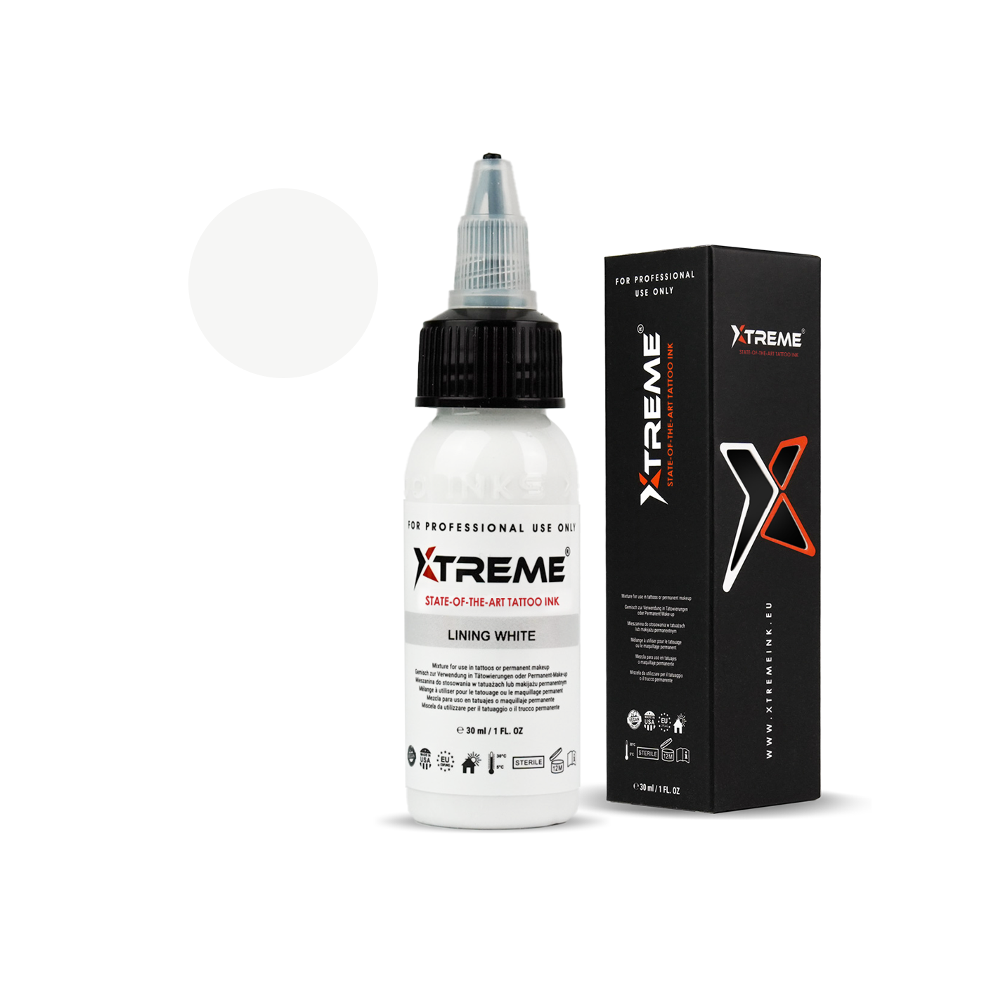 Xtreme Ink - Lining White - 30ml (Reach Compliant) Xtreme Ink - Lining White - 30ml (Reach Compliant)
