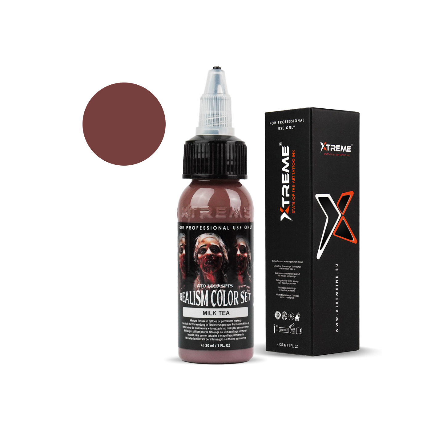 Xtreme Ink - Milk Tea - 30ml (Reach Compliant) Xtreme Ink - Milk Tea - 30ml (Reach Compliant)
