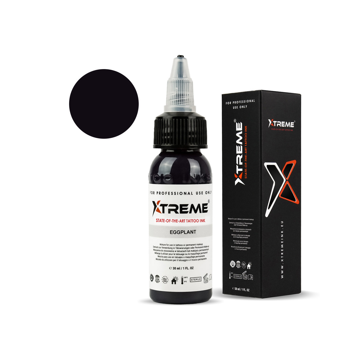 Xtreme Ink - Eggplant - 30ml (Reach Compliant) Xtreme Ink - Eggplant - 30ml (Reach Compliant)